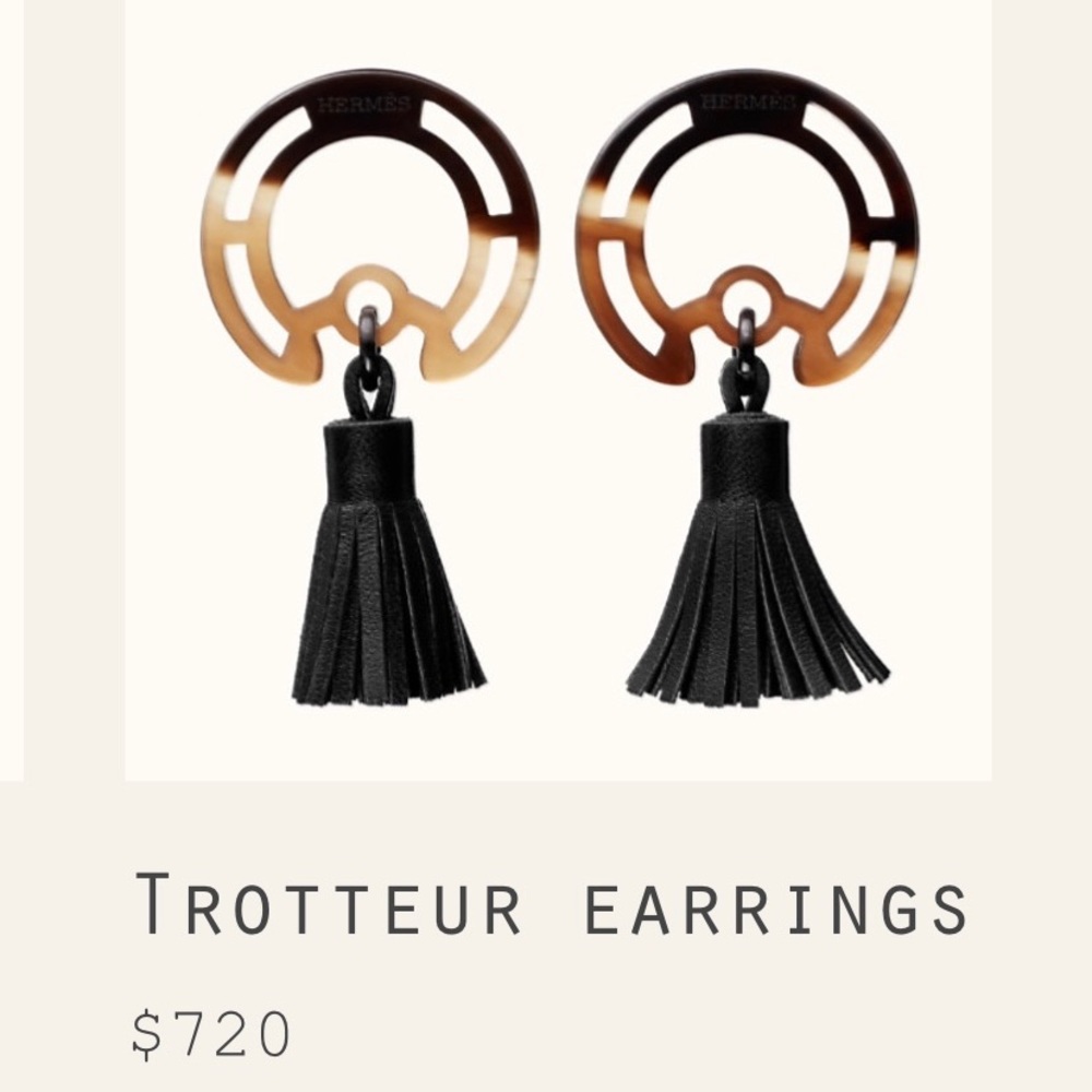 Hermès - Brand New Trotteur Earrings